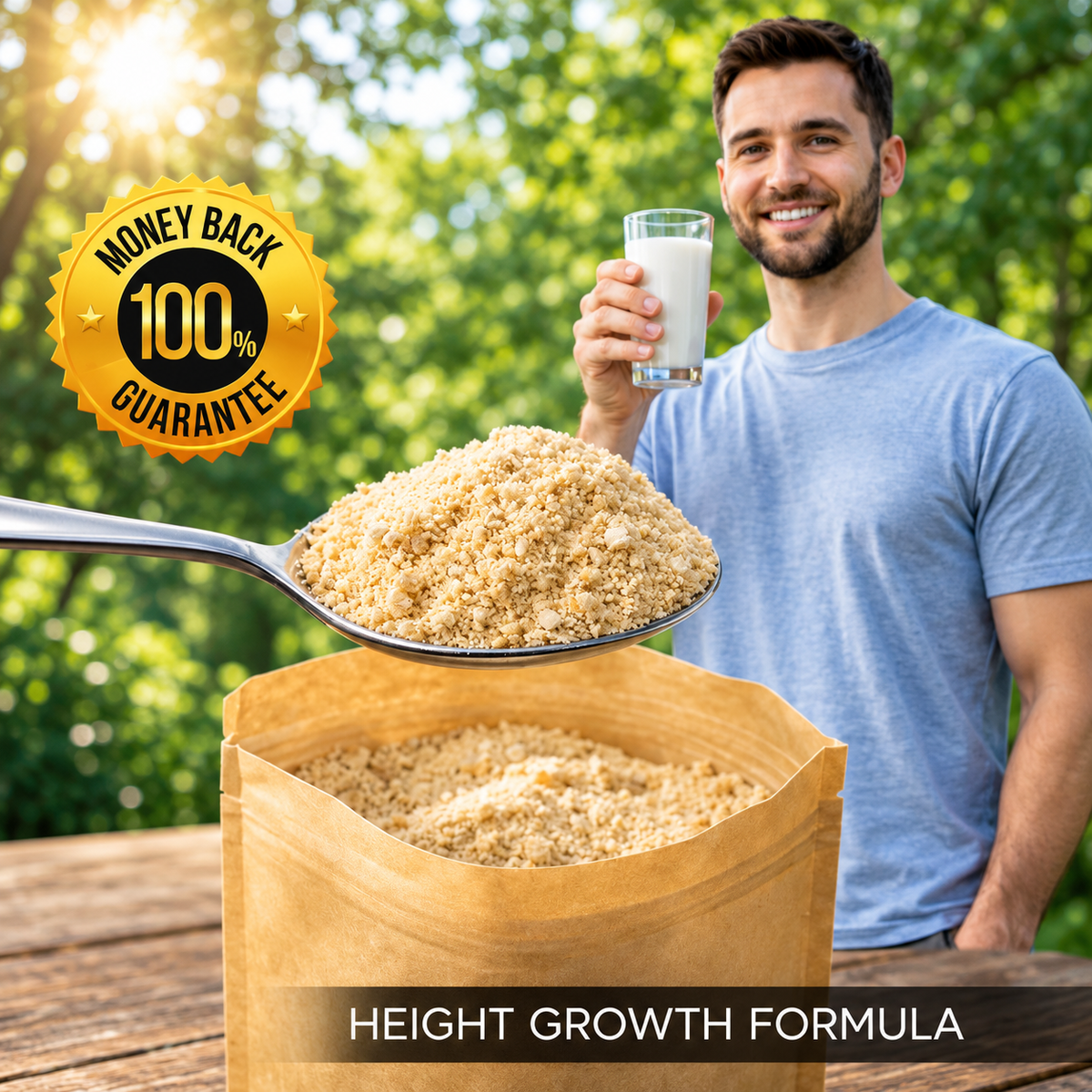 Height Grow Powder – Natural Height Growth & Bone Strength